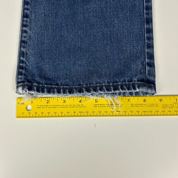 Diesel Jeans Men 30x30* Rabox Button Fly Blue Straight Leg Distressed Italy Fade - Picture 14 of 16